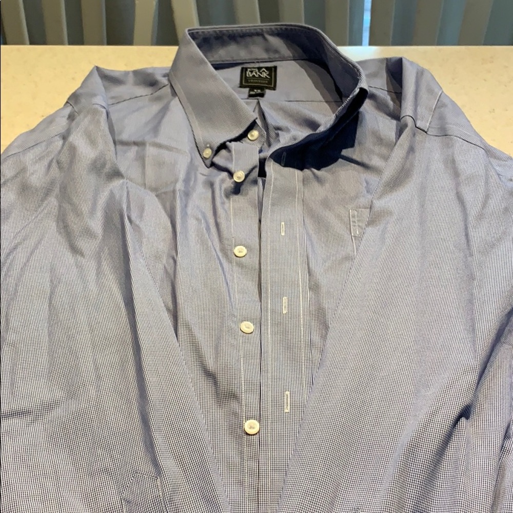 Jos A Bank men’s Dress shirt 18 34/35 Traveler
